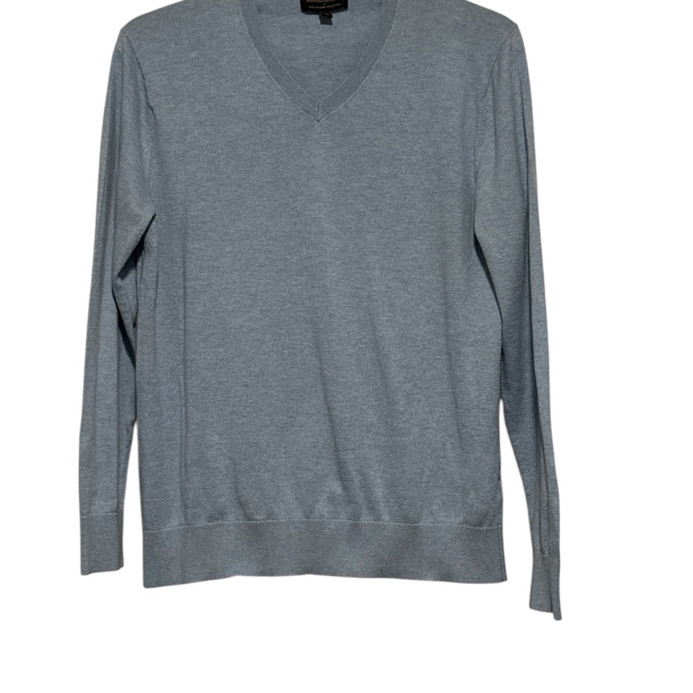 Banana Republic V Neck Sweater Sky Blue Knit Top